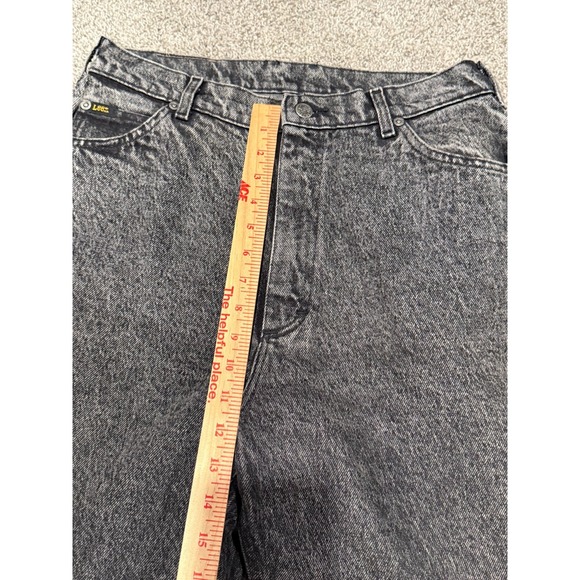 Lee Jeans Women's 14 Medium Gray‎ Denim Stone Wash Cotton Straight Leg 5-Pockets - Picture 6 of 12